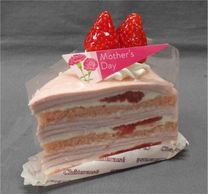 M)Mothers Day Strawberry Rose Mille Crepe B