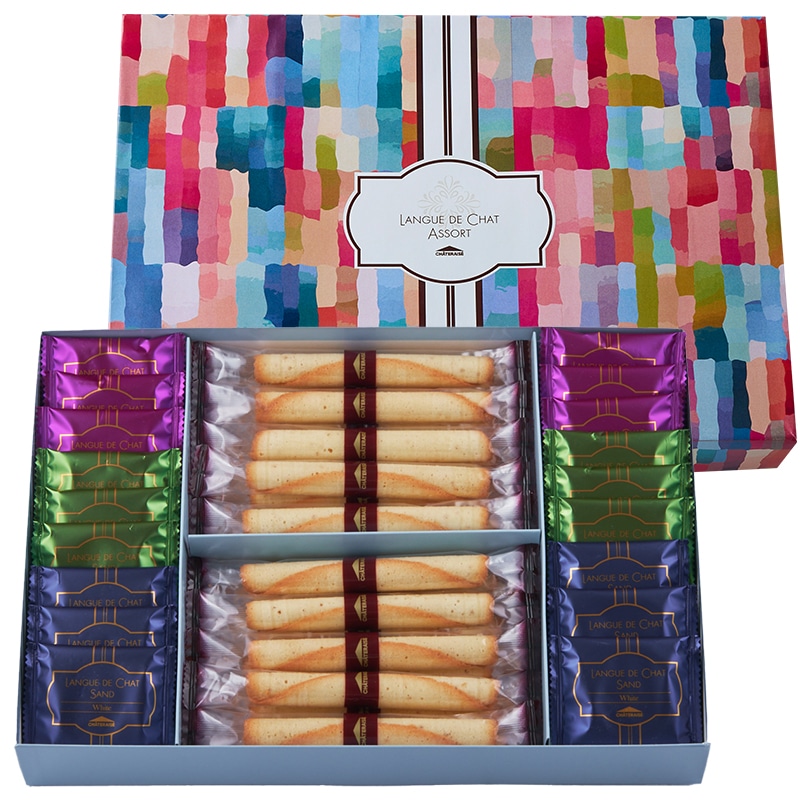 Langue de Chat Assortment 38 pieces