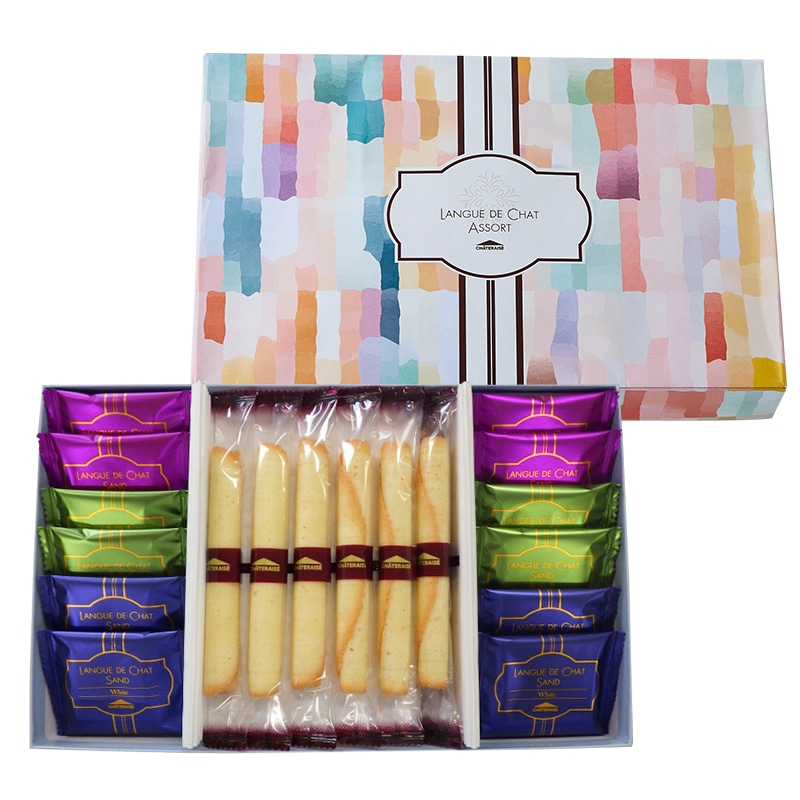 Langue de Chat Assortment 24 pieces