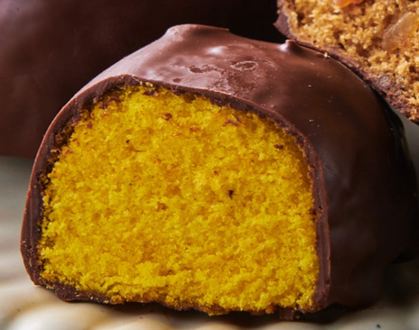 Japanese Sweet Potato Chocolat Cake