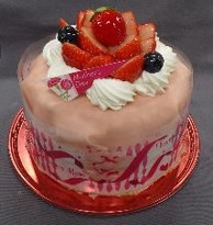 M)Mothers Day Strawberry Rose Mille Crepe 15cm B