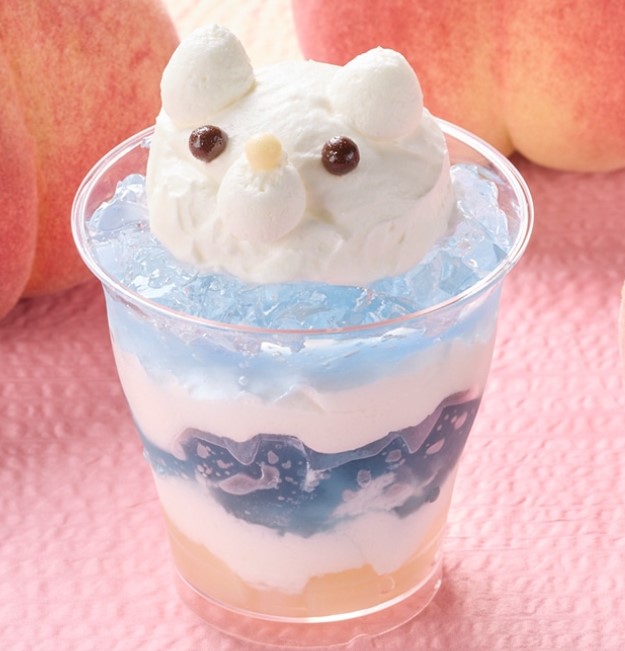 Polar Bear White Peach & Soda Jelly Cake