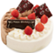 [H055] Half and Half Whole Cake 17cm