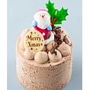 [H004] Happy Santa Claus Chocolate Fresh Cream