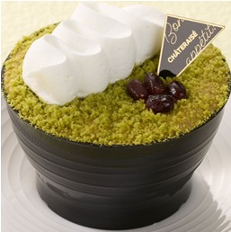 [H542] Rich Matcha Chocolate Cake