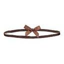 [U] Ribbon Tag Brown 