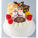 [G795] Xmas Fresh Cream Cake 14cm