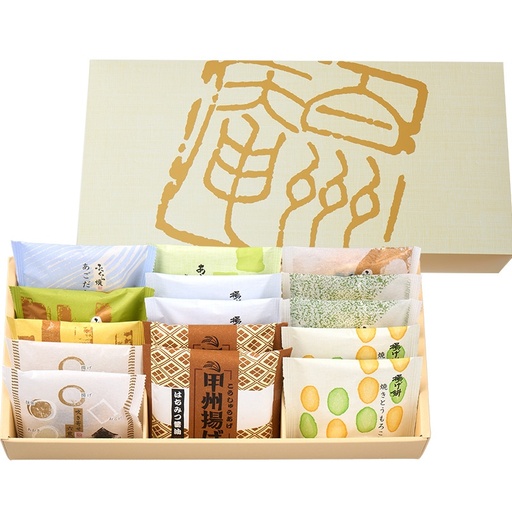 [G820] แครกเกอร์ข้าวรวมรส 15 ชิ้น