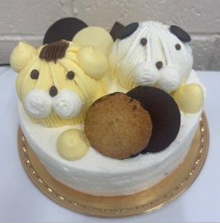 [HM058] HappyAnimalWholeCake17cm