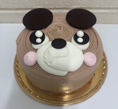 [AM057] CV)かわいいくまさんデコレーション14cm