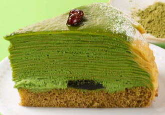 [A857] Matcha Mille Crepe