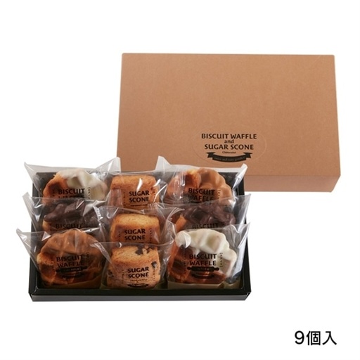 [G473] วอฟเฟิล แอนด์ สโคน 9 ชิ้น